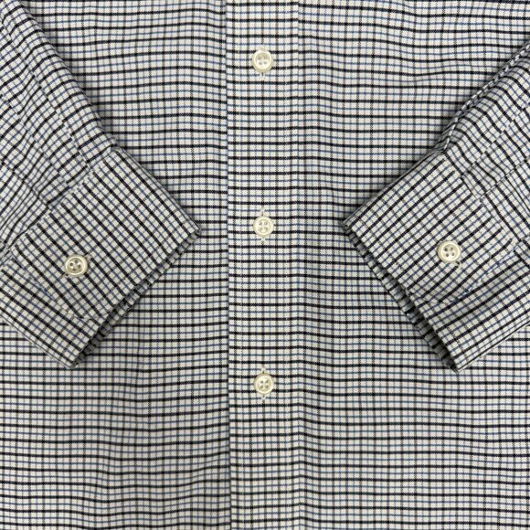 EUC Men's LL BEAN Long Sleeve Traditional Fit‎ Oxford Shirt 237807 | Size 16/34 - Picture 6 of 10